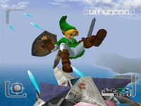 une photo d'Ã©cran de Super Smash Bros Melee sur Nintendo Gamecube